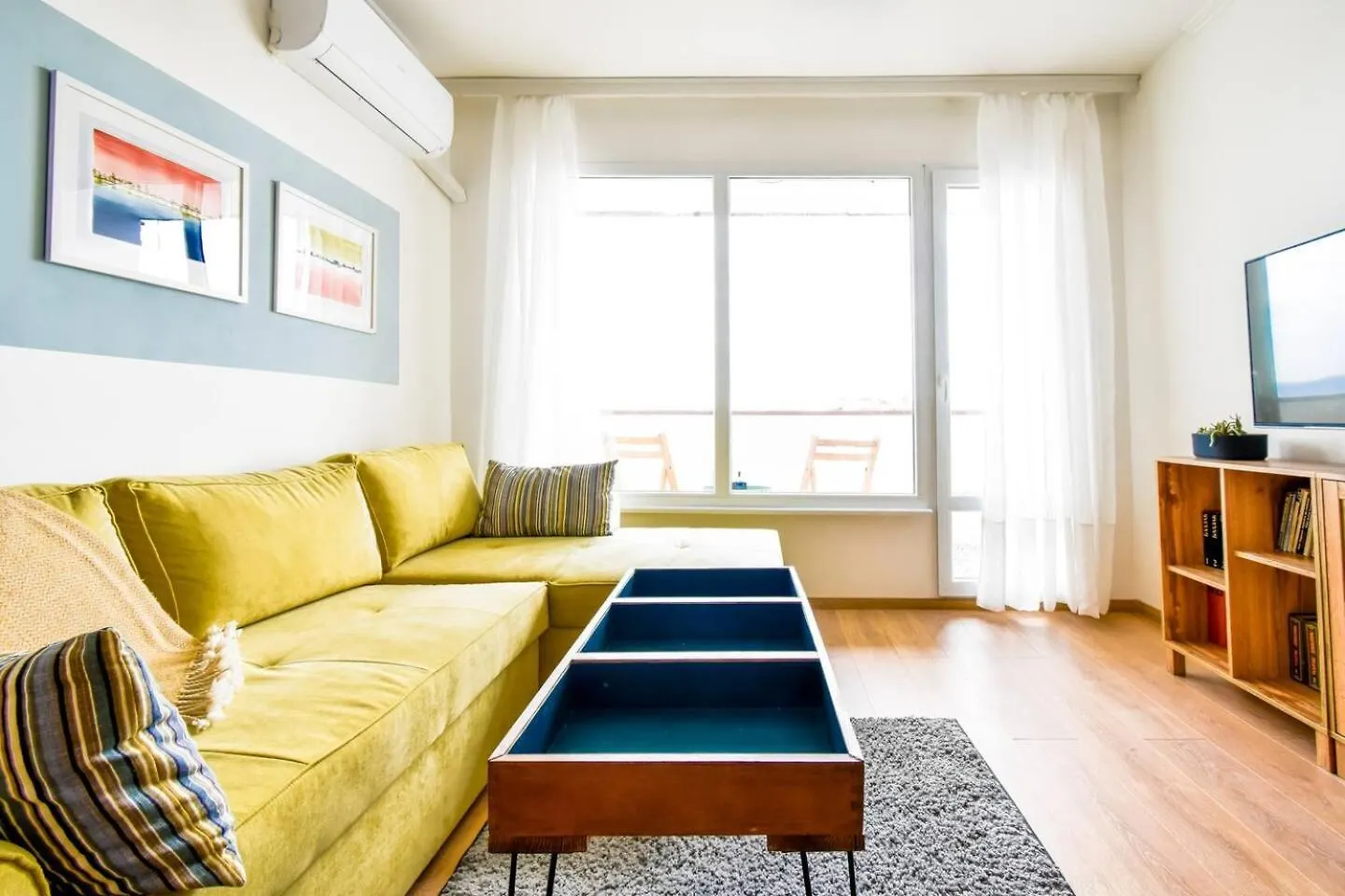 Work Friendly 2Br Ac Terrace Free Parking Apartment Sofia 0*,